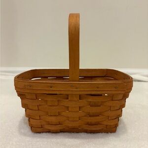 Vintage 1990 Longaberger Basket with Liner